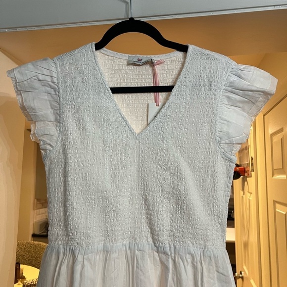 White vineyard vines dress! *great for summer bridal shower or country concert - Picture 5 of 10